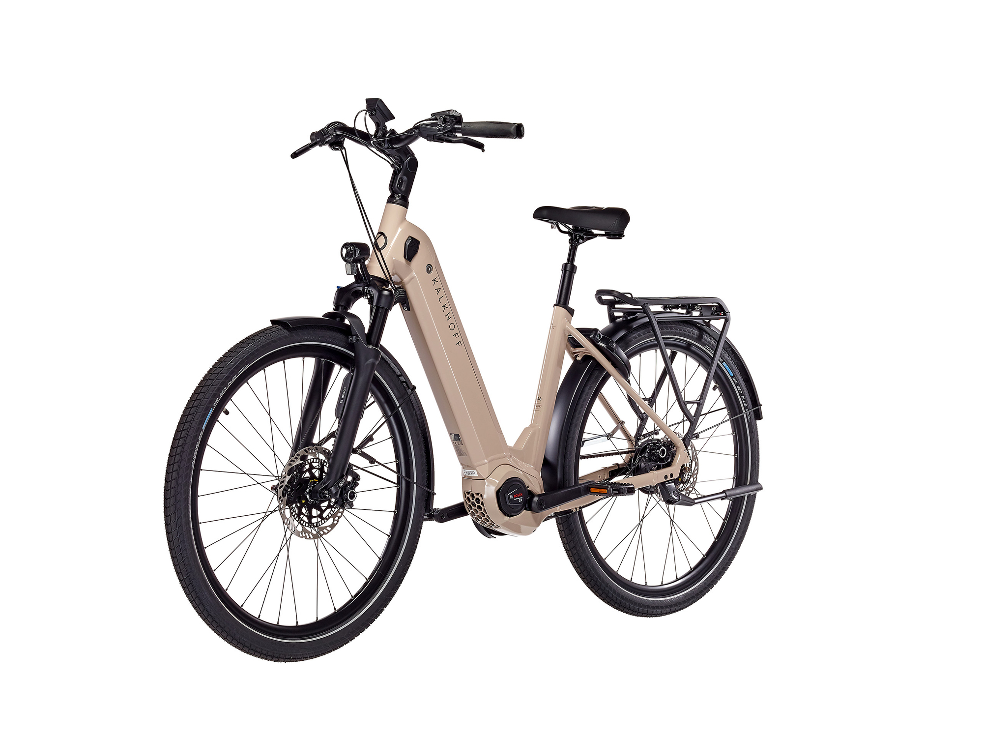 Kalkhoff Image 5.B+ Excite ABS E-Citybikes (beige) 8